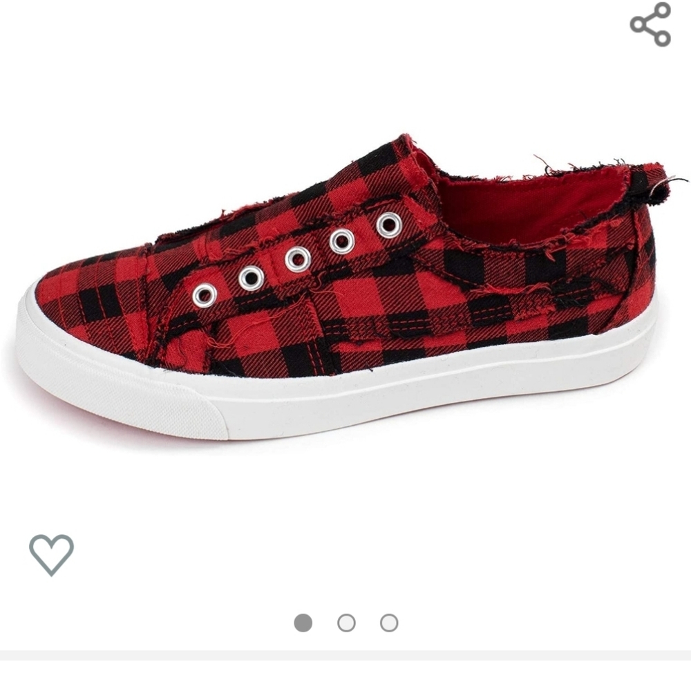 Plaid Corky Slip On's